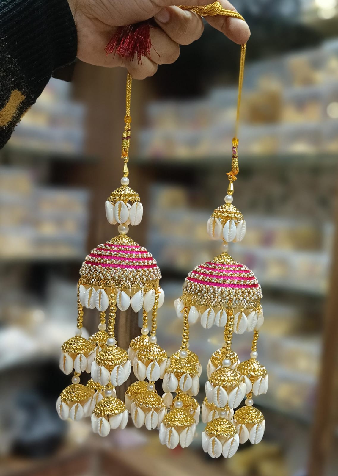 Short kodhi kaleera with hotpink touch