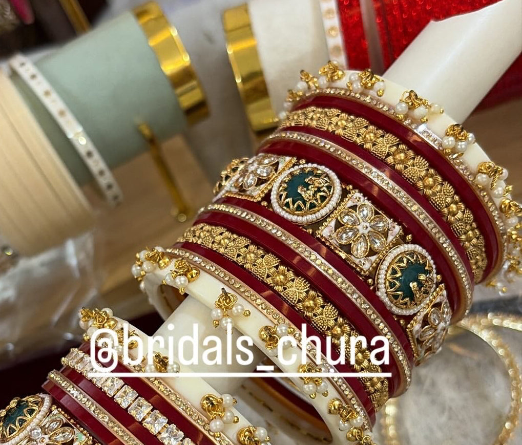 ‘Reena’ Multicolor Bangle set For Karvachauth