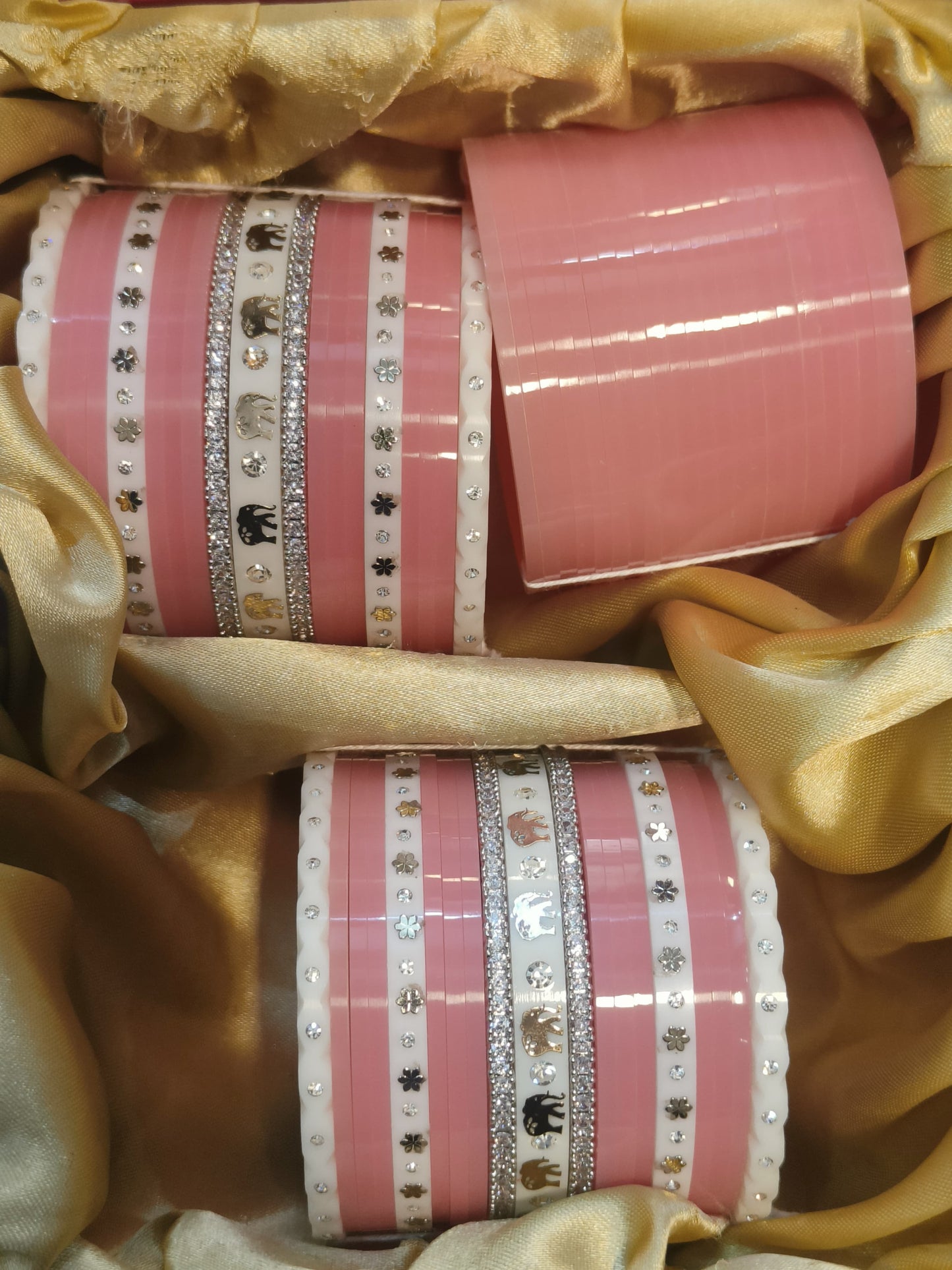 Blush pink short chooda
