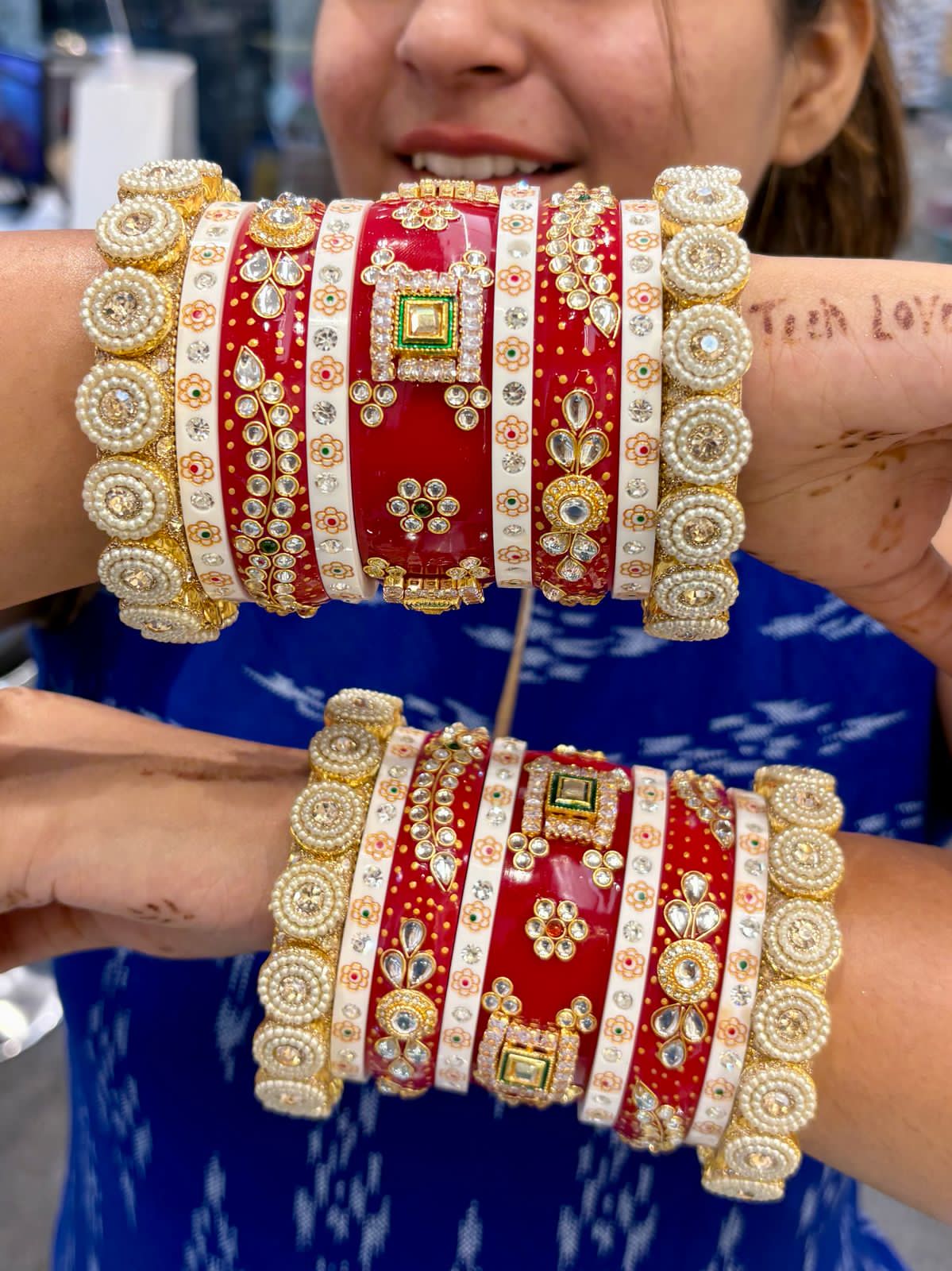 Marwadi wedding bangles set