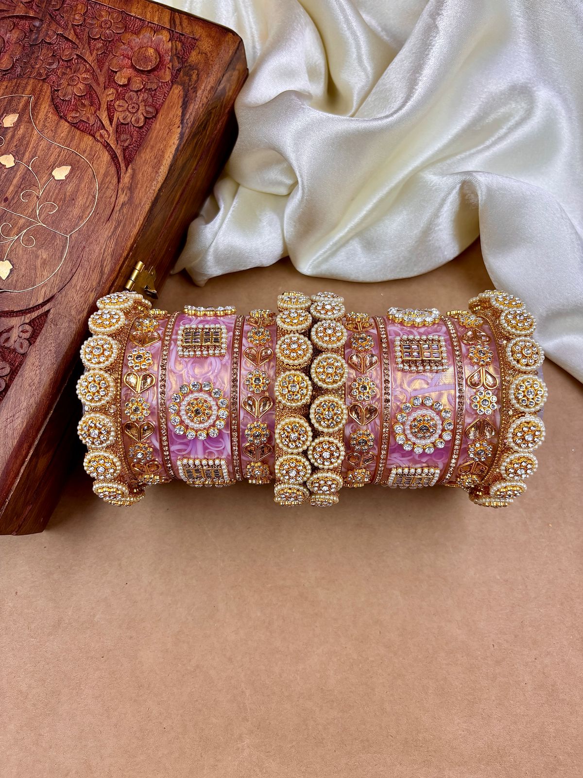 Rajwadi bridal chooda set