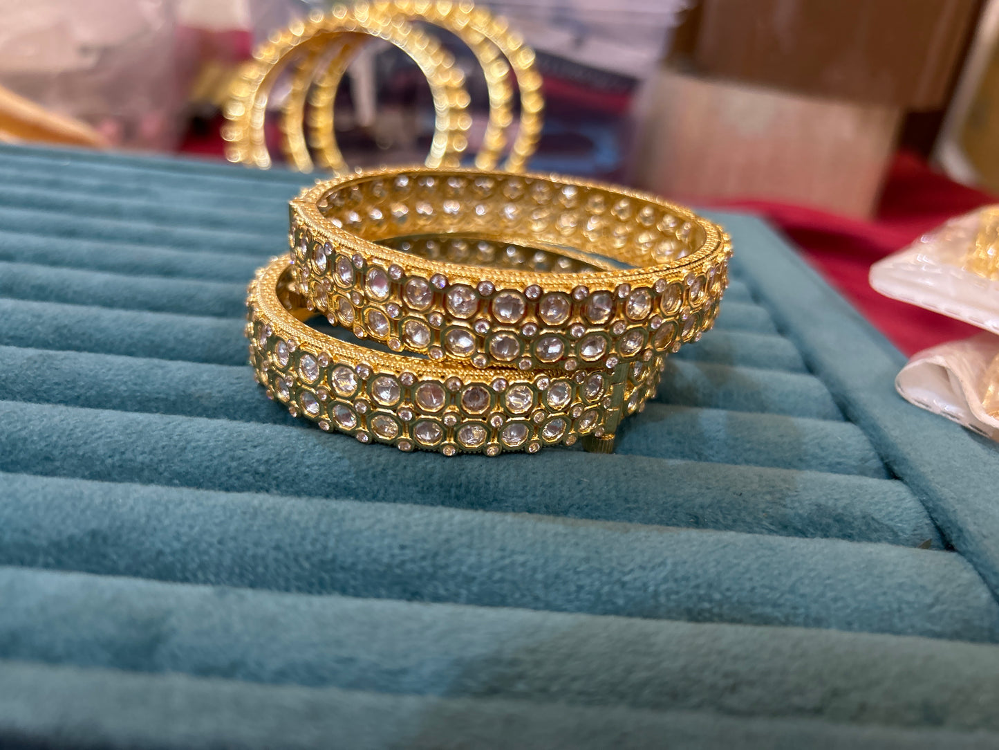 ‘Madhubala’ polki bangles