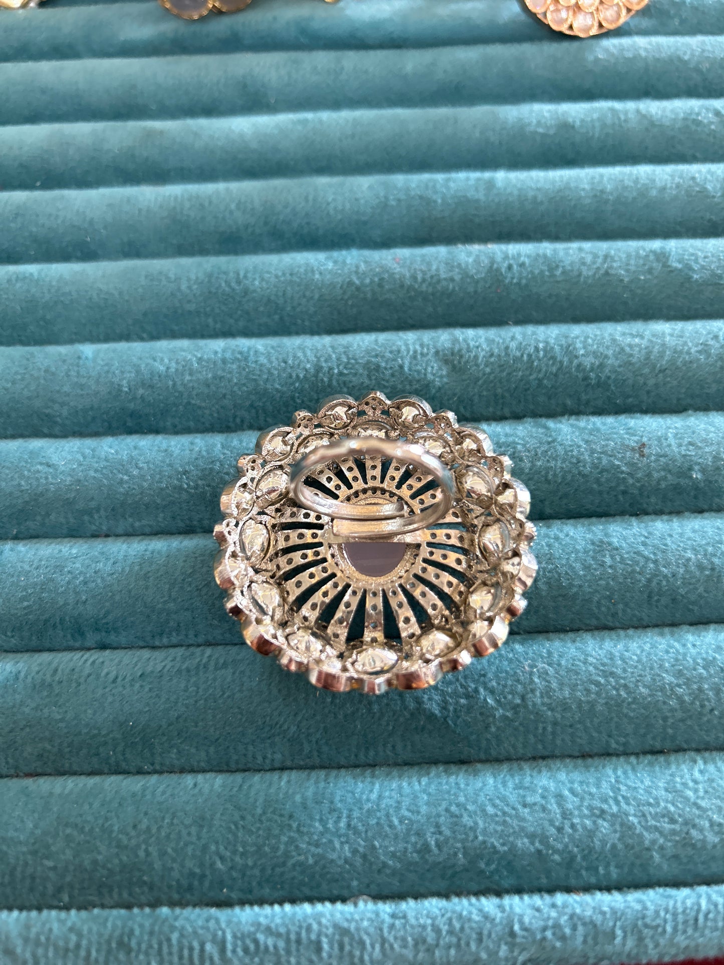 Cocktail Victorian polki ring