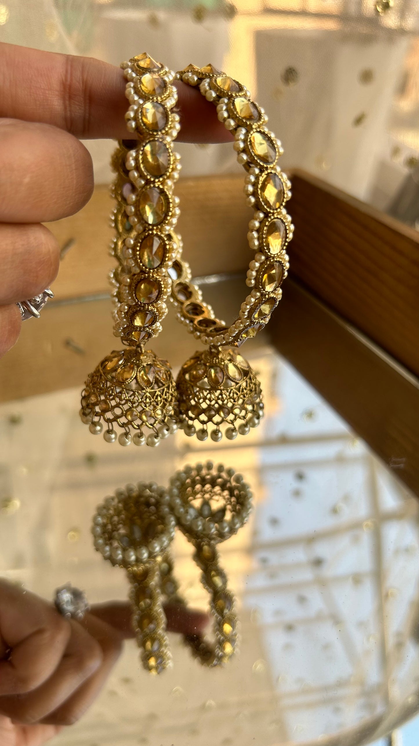 'Mishika' Antique jhumka Bangles