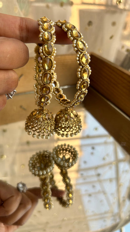 'Mishika' Antique jhumka Bangles