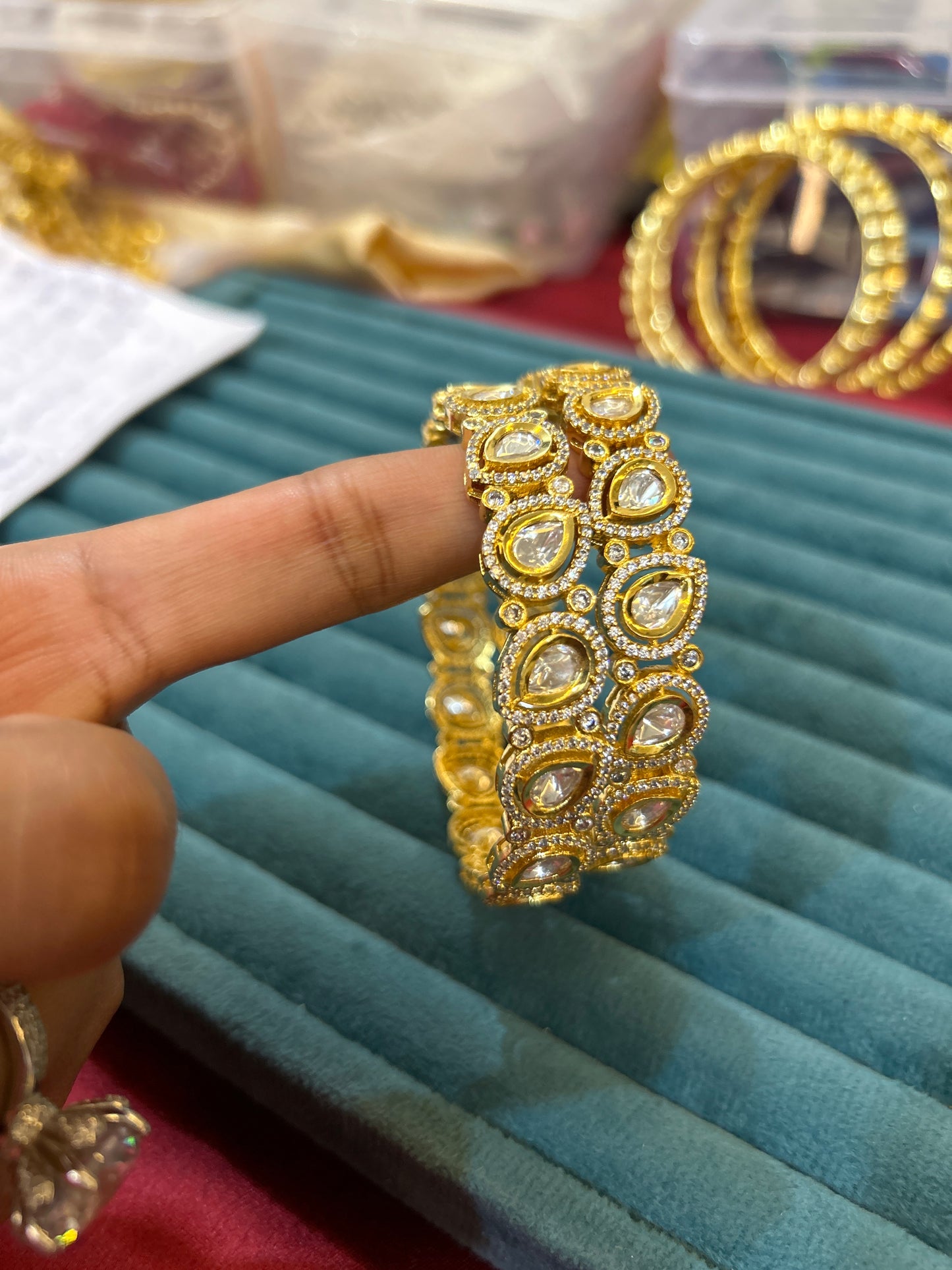 ‘Sidhi’ polki bangles