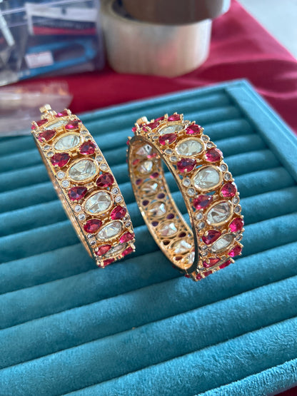 ‘Ashima’ uncut polki Openable bangles