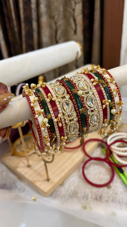 ‘Rupam’ Versatile Desigber Bangles Stack