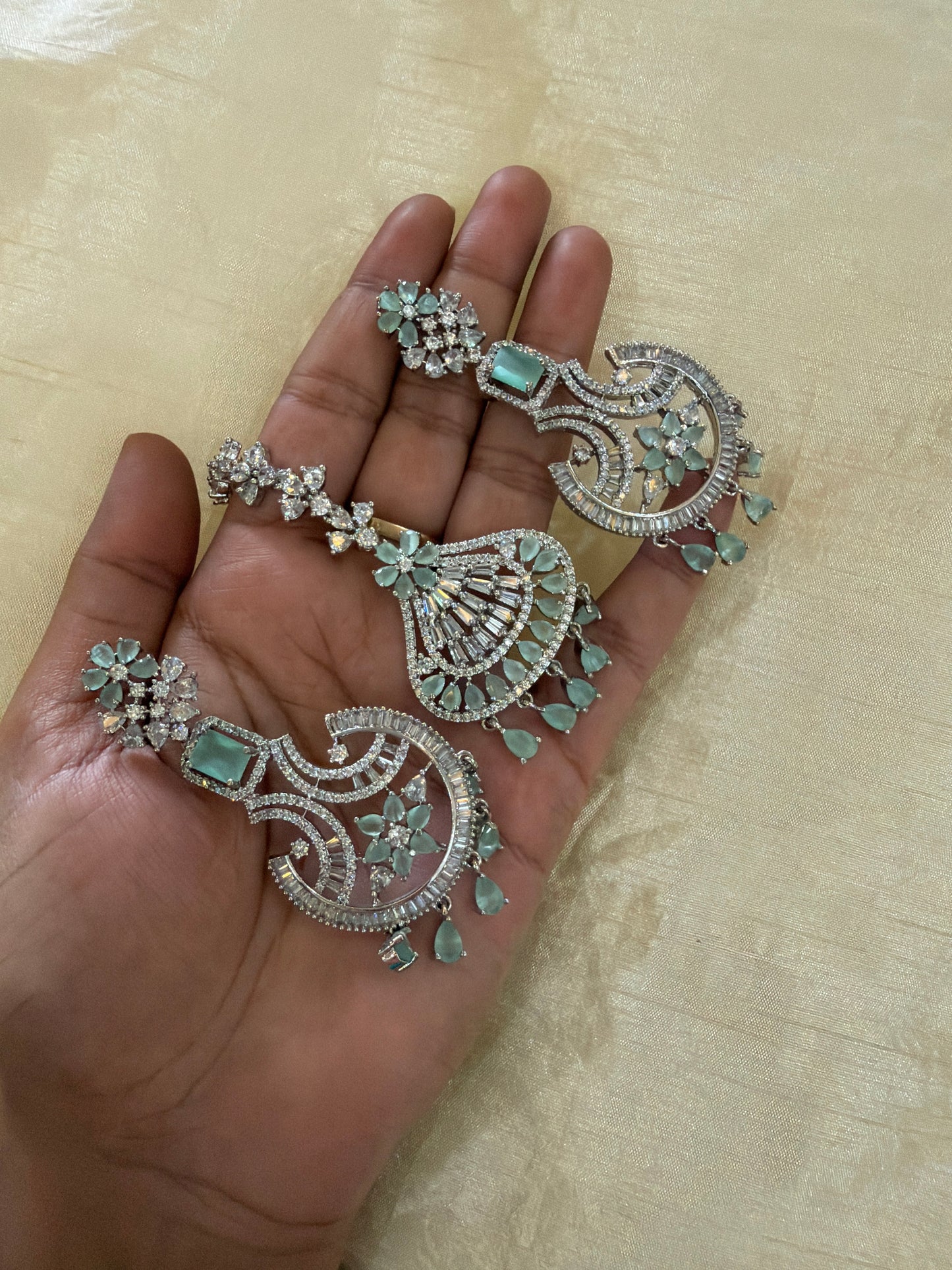 ‘Ruhani’ Earrings, Mangtikka set