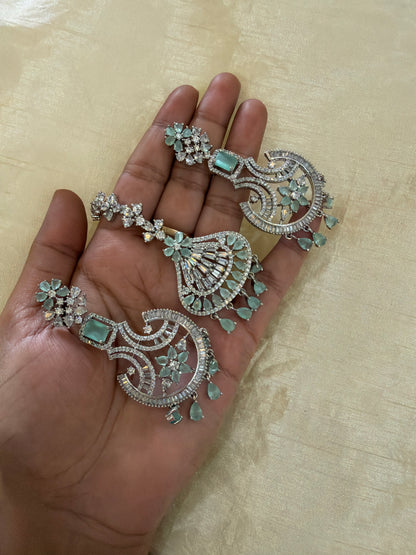 ‘Ruhani’ Earrings, Mangtikka set