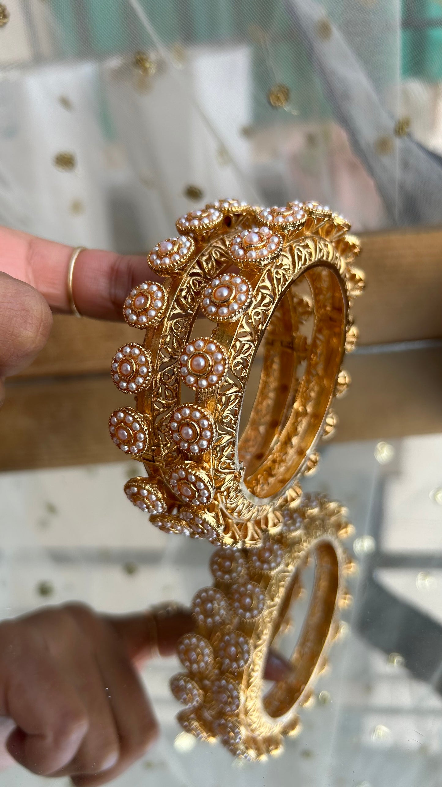 'Gaurika' jodha bangles / pacheli