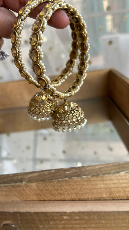 'Mishika' Antique jhumka Bangles