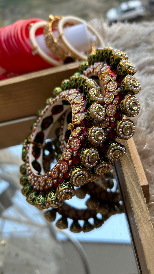 'Karnavati' jaddau bangles / pacheli