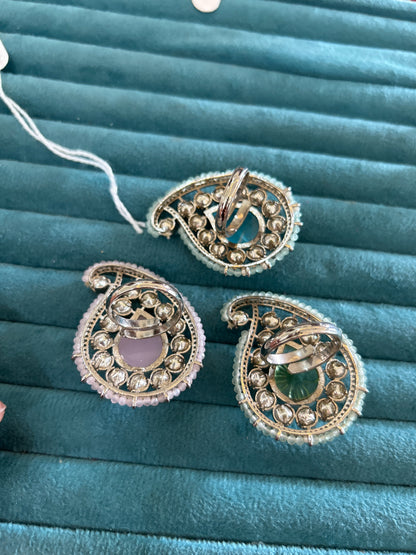 'Trisha' Unique cocktail polki ring