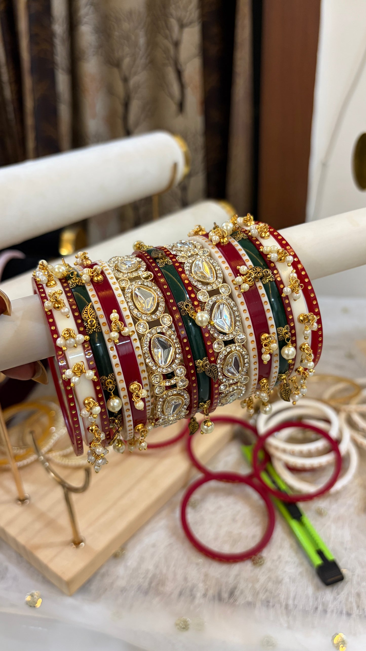 ‘Rupam’ Versatile Desigber Bangles Stack