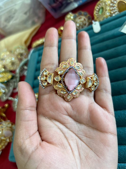 3 finger Statement ring