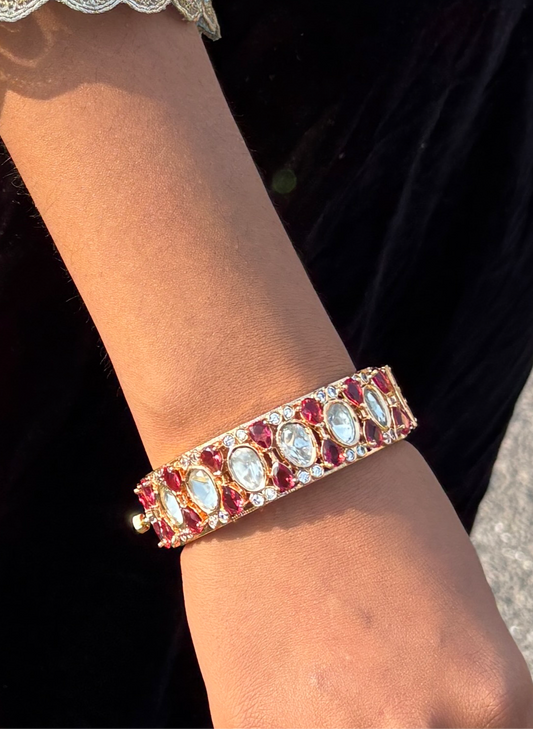 ‘Ashima’ uncut polki Openable bangles