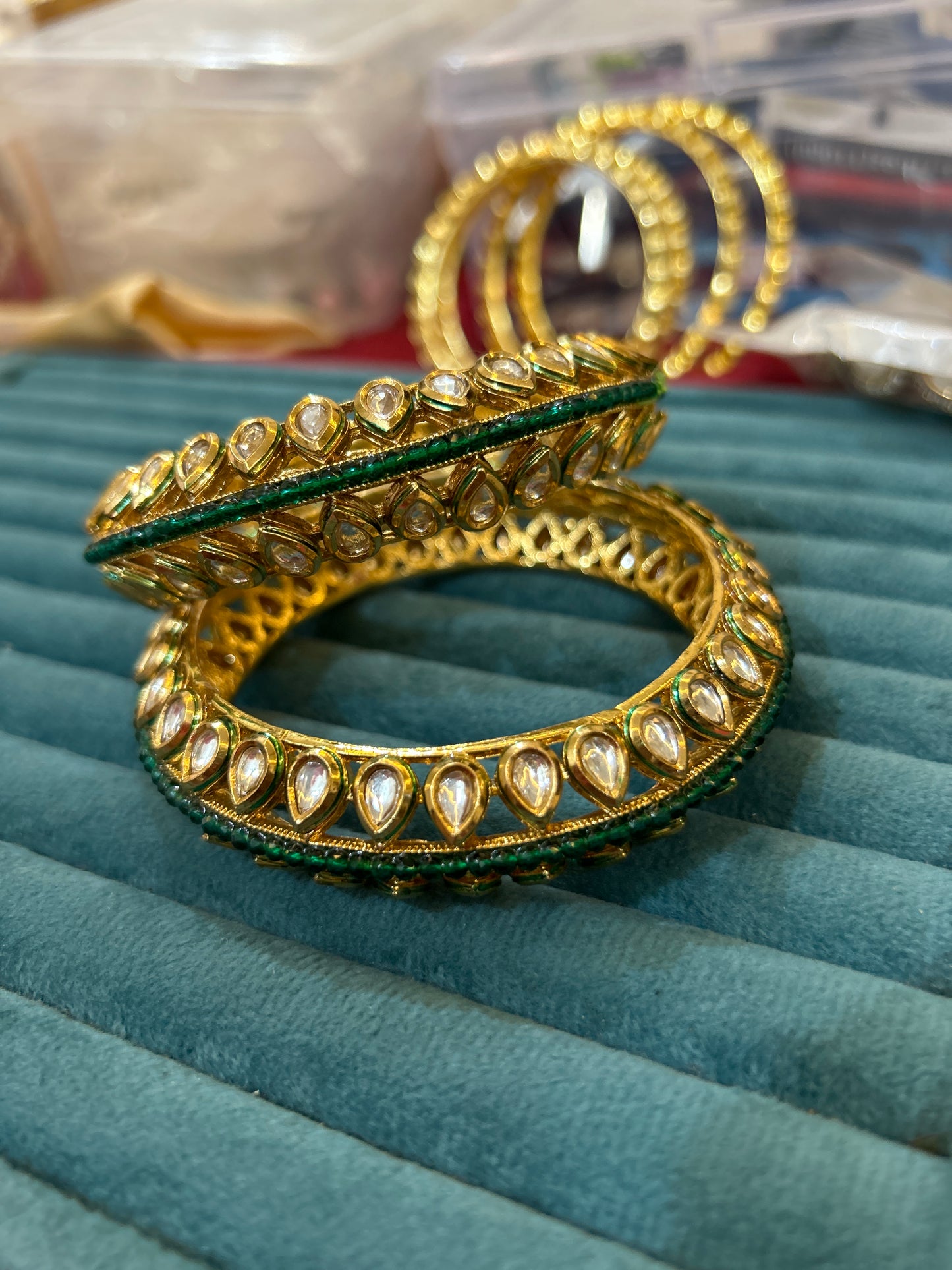‘Ridhi’ kundan Pacheli  Bangles
