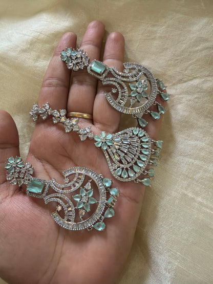 ‘Ruhani’ Earrings, Mangtikka set