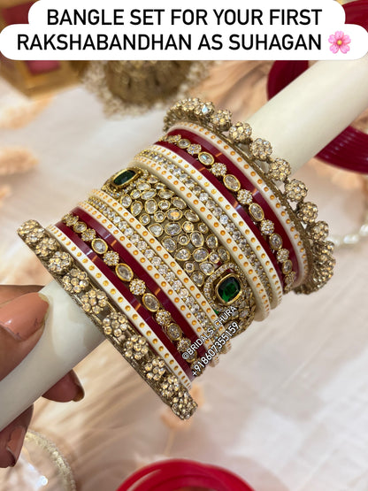 ‘Vishakha’ partywear Bangle stack