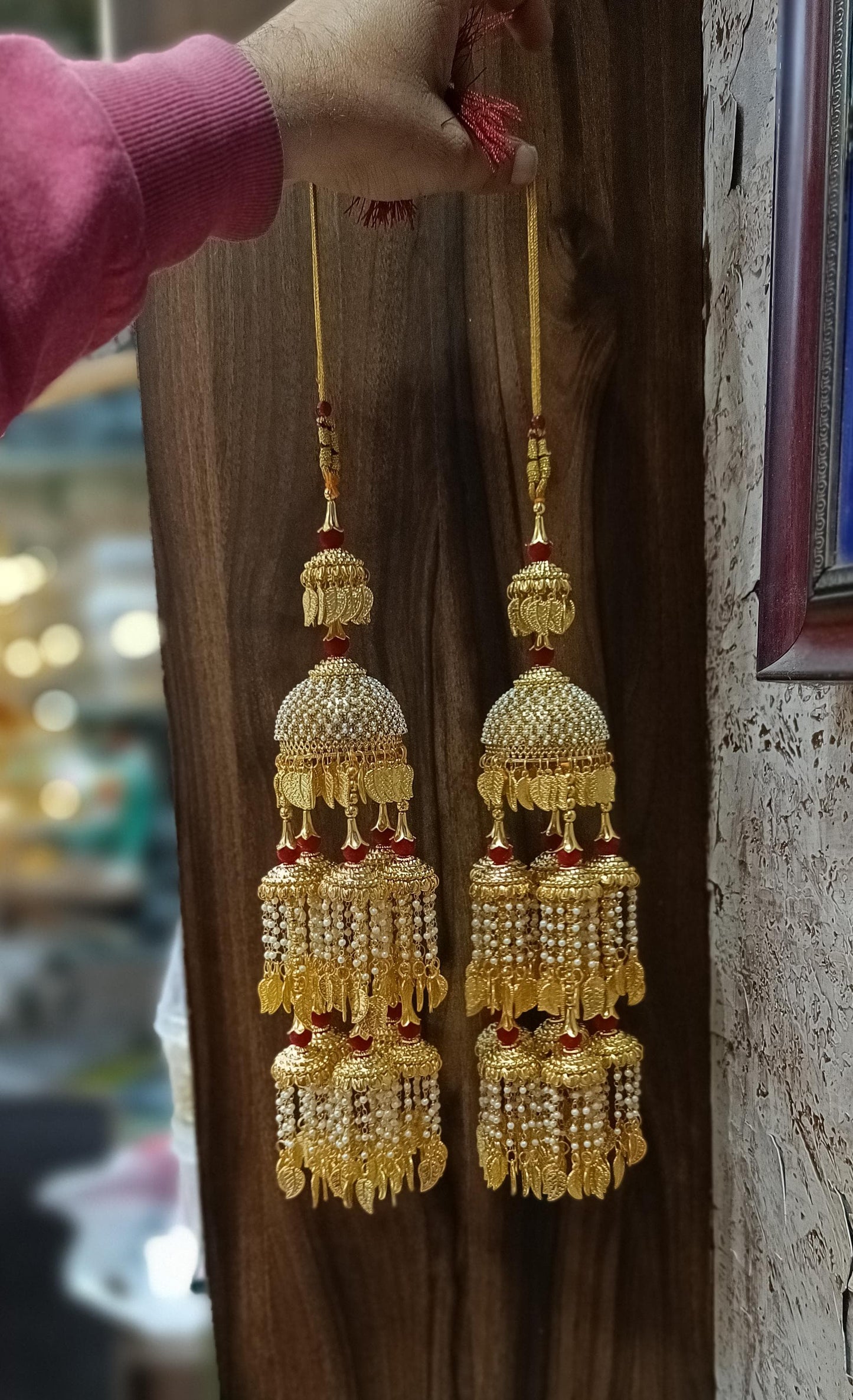 Kundan pearl kaleera