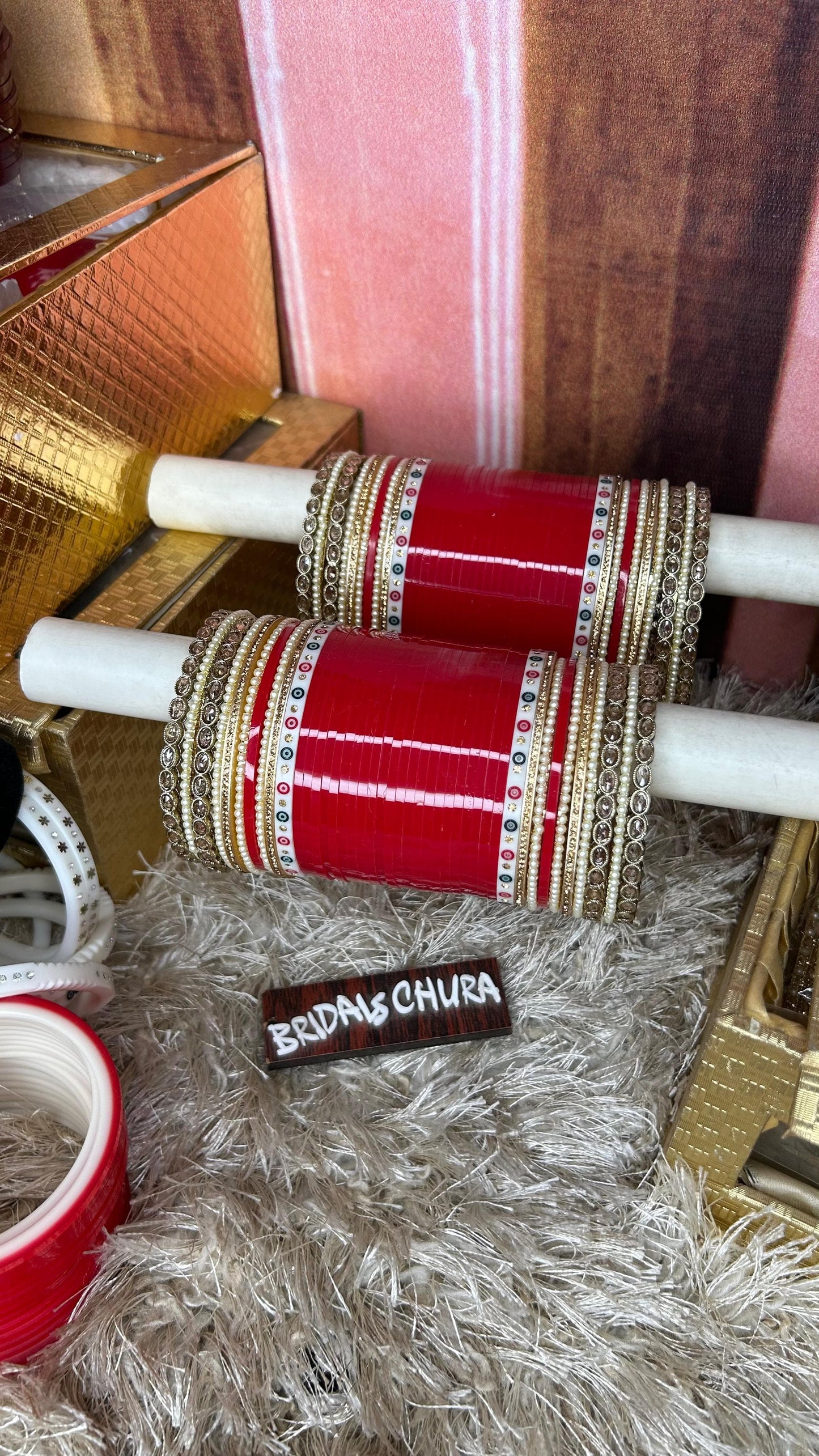 Red traditional chooda