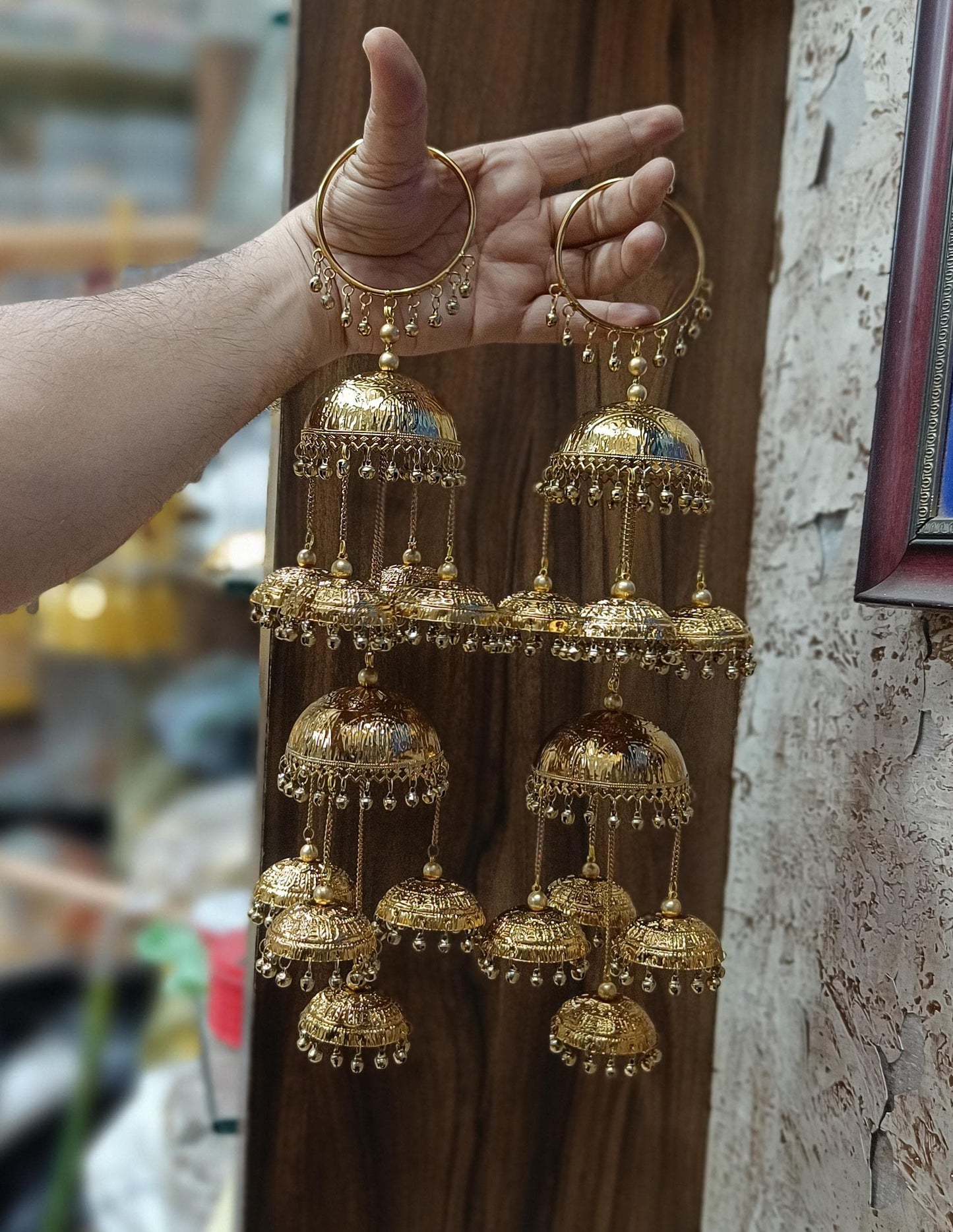 Traditional wedding kaleera in bronze finish
