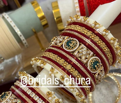 ‘Reena’ Multicolor Bangle set For Karvachauth