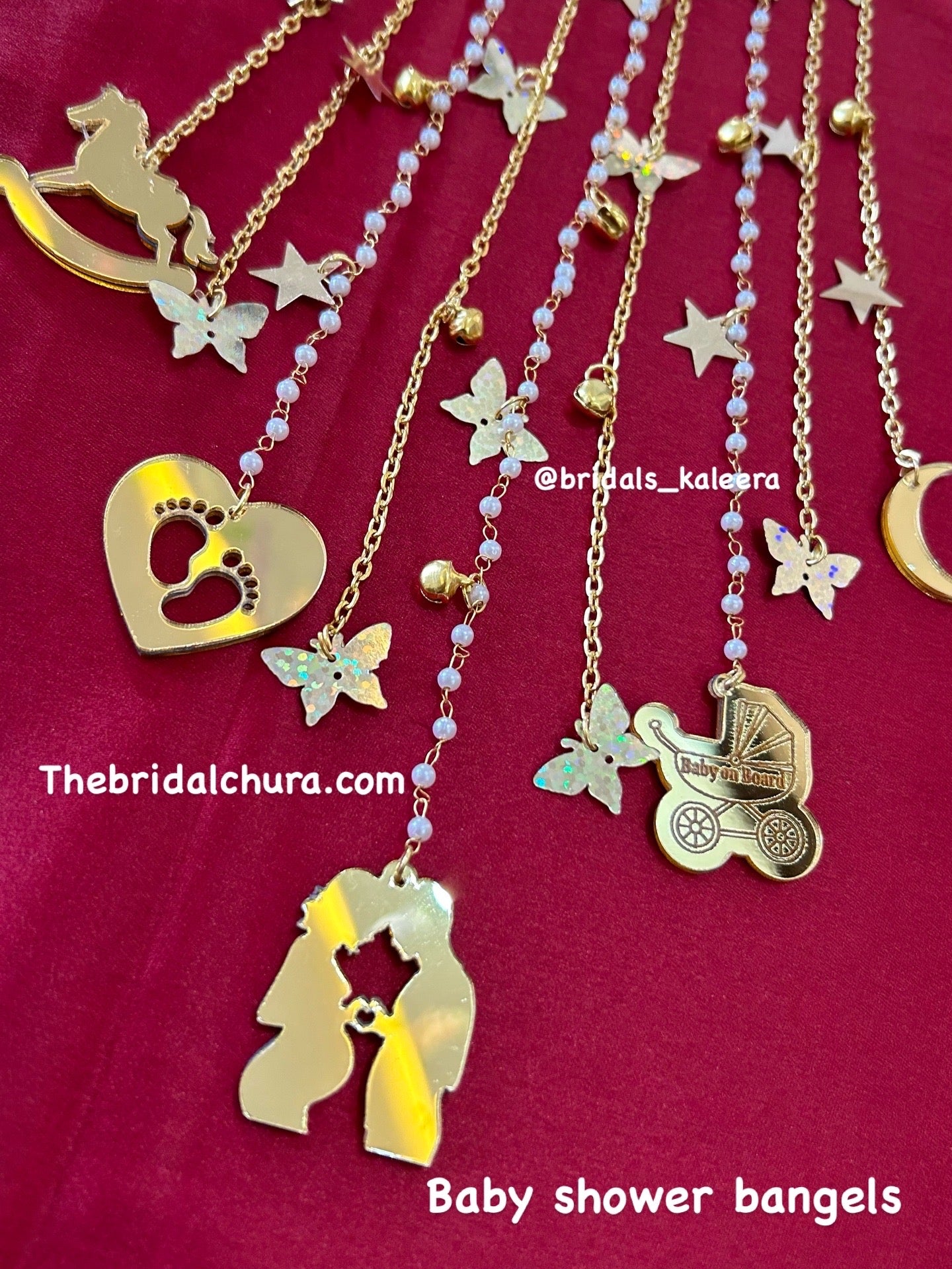 Baby shower charm kaleera /bracelet