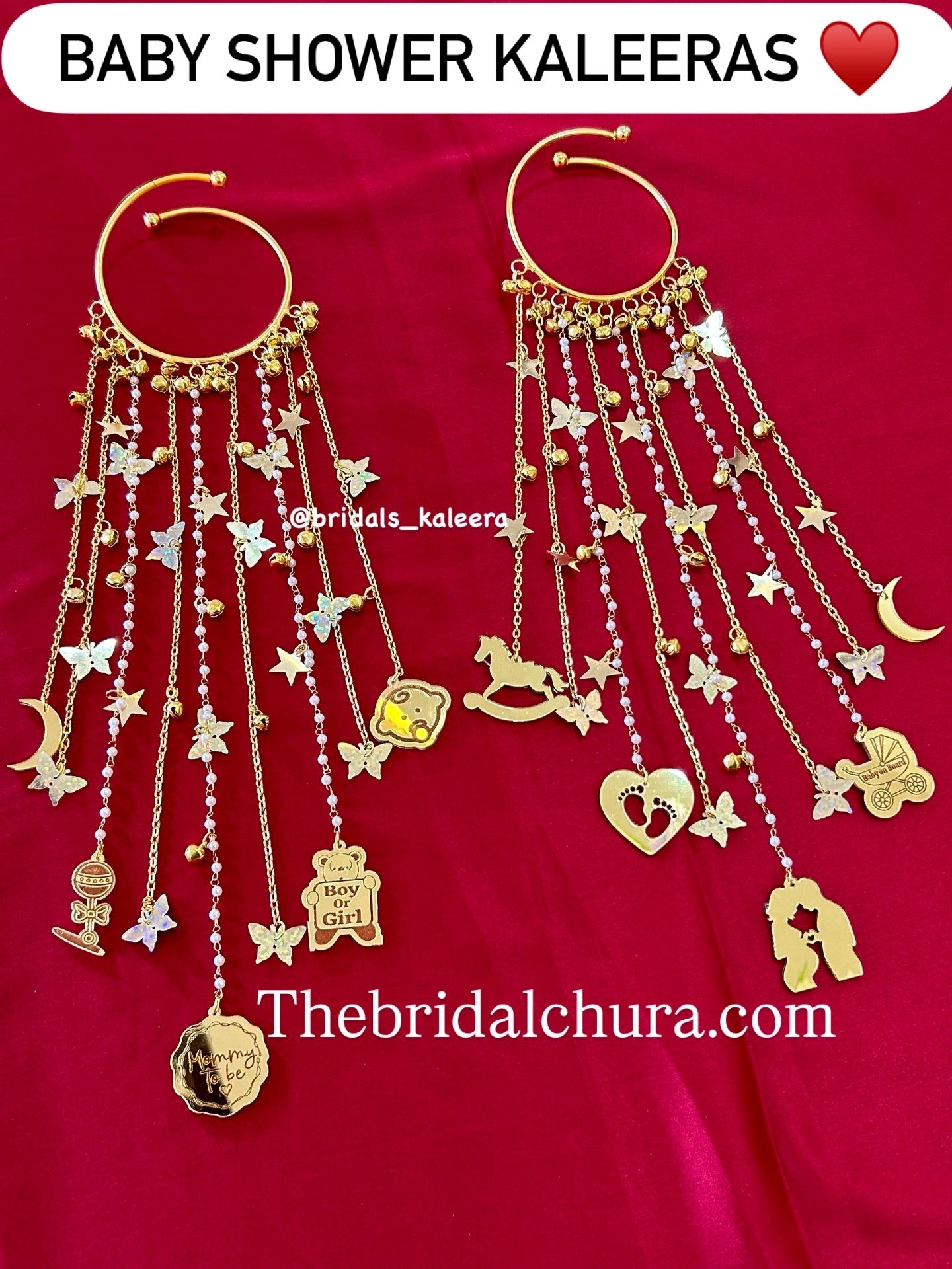 Baby shower charm kaleera /bracelet