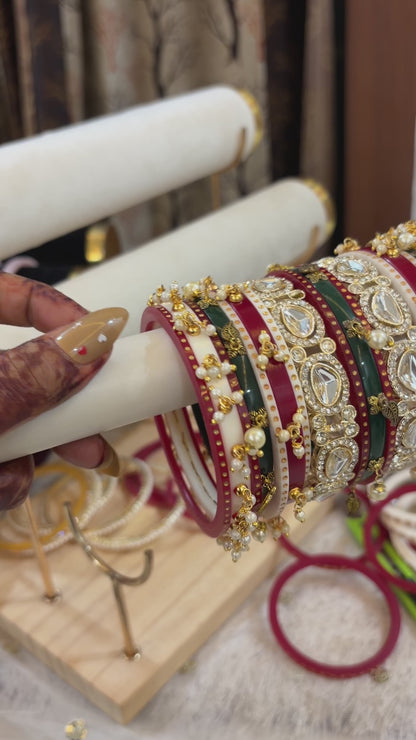 ‘Rupam’ Versatile Desigber Bangles Stack