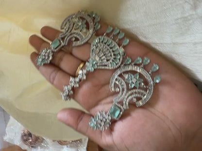 ‘Ruhani’ Earrings, Mangtikka set