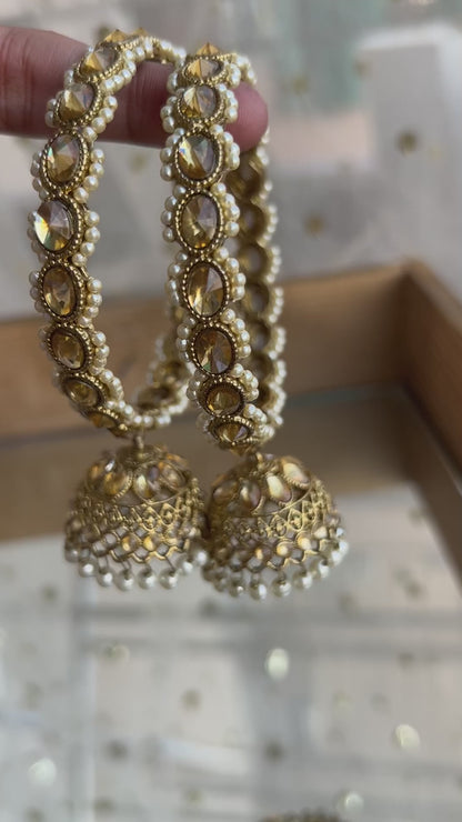'Mishika' Antique jhumka Bangles