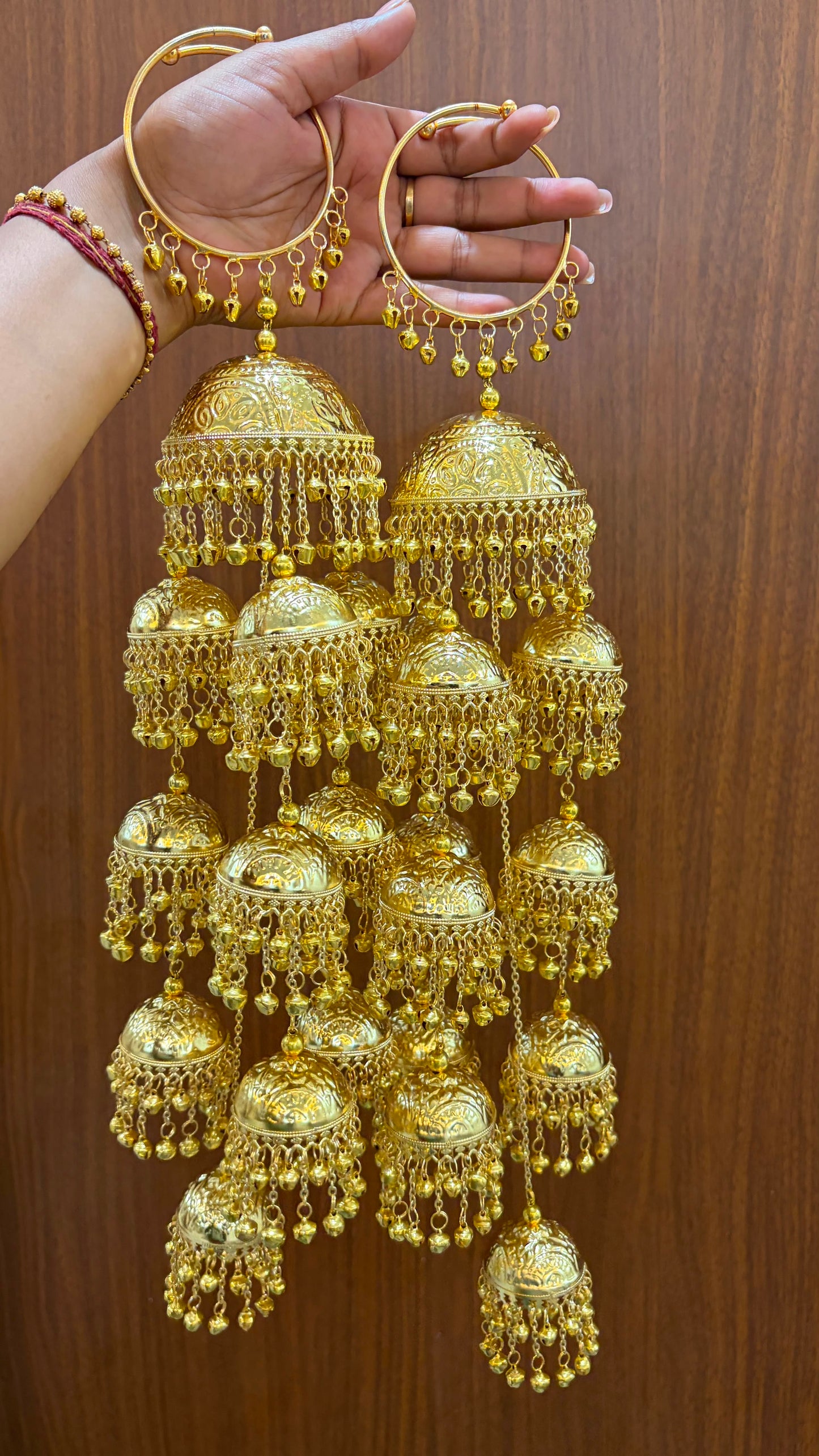 'Tiya' Traditional Long ghunguru Kaleera