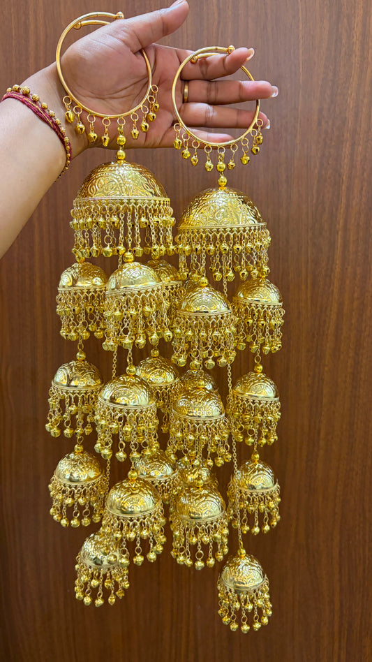 'Tiya' Traditional Long ghunguru Kaleera