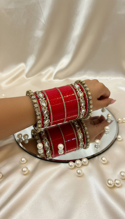 'Padmavati'Red bridal chooda