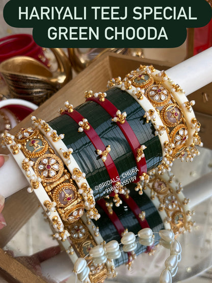 ‘ketki’ Teej special Green Heritage chooda