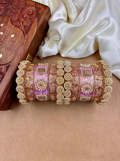 Rajwadi bridal chooda set